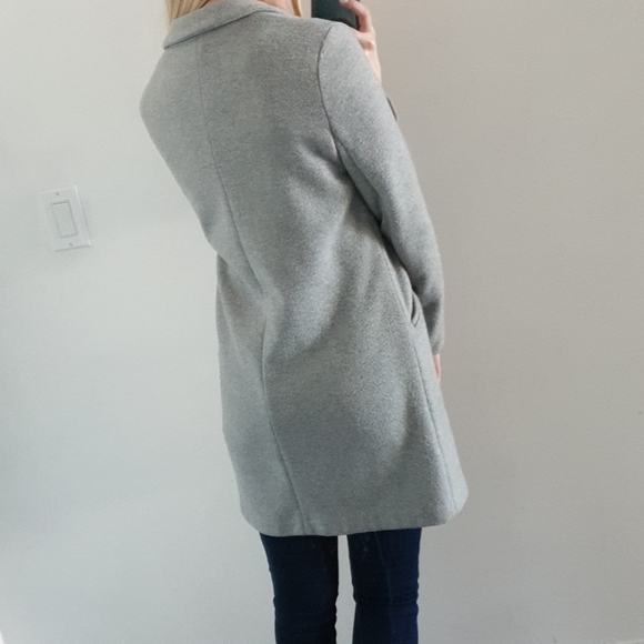 Light gray spring/autumn coat - Picture 3 of 6